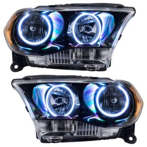 Dodge Durango Headlight Assemblies - ORACLE Lighting - SMD Halogen - Black - White - `11-`13 Dodge Durango Headlight Assemblies - ORACLE Lighting - SMD Halogen - Black - White - `11-`13